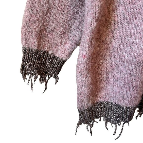 Kerisma Angora Blend Distressed Hem Sweater - Picture 7 of 11